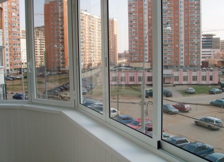 Алюминиевое раздвижное остекление лоджий