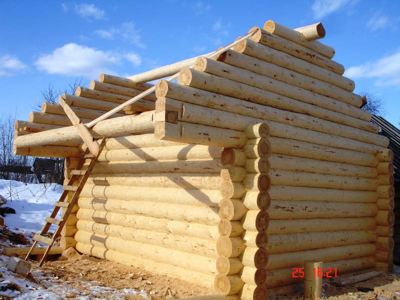 Бани из рубленного бревна под ключ