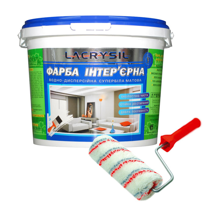 Из чего состоит интерьерная краска? 