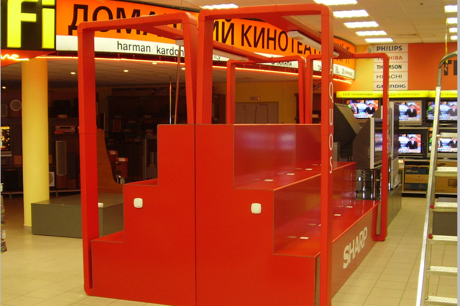 Изготовление торговых стоек